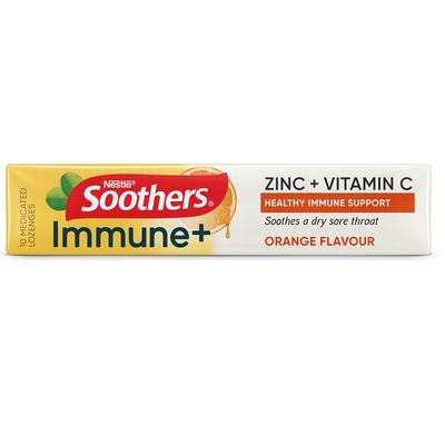 Soothers 橙味鋅維生素C免疫力含片 10片