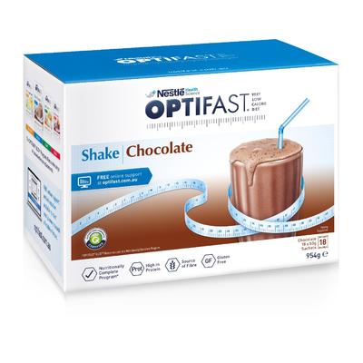 雀巢Optifast 澳洲牛奶奶昔（零食低卡路裏）54g X 18   巧克力味
