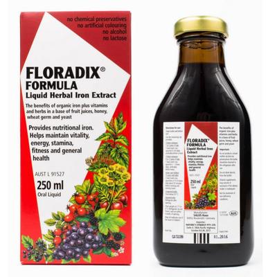 Floradix 草本萃取鐵元素液 250ml（補充鐵/和多種維生素/礦物質）