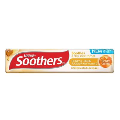 Soothers 蜂蜜檸檬維生素C含片 10片