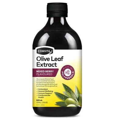 COMVITA 康維他 Olive Leaf 橄欖葉萃取精華液 混合漿果味 500ml