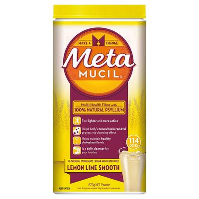 Metamucil 天然復合纖維素粉114次 檸檬味 673克