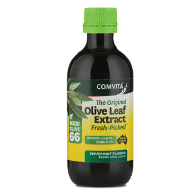 COMVITA 康維他 Olive Leaf 橄欖葉萃取精華液 薄荷味 200ml （有助於維持正常的健康的心血管系統/具有抗氧化性）