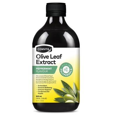 COMVITA 康維他 Olive Leaf 橄欖葉萃取精華液 薄荷味 500ml （保心臟）
