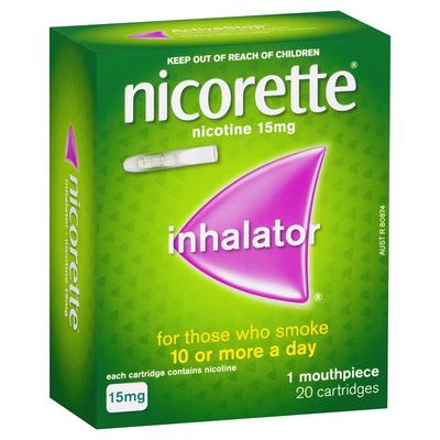 Nicorette 尼古丁清口腔吸入劑 15mg*20支 （可幫助控制吸煙欲望）
