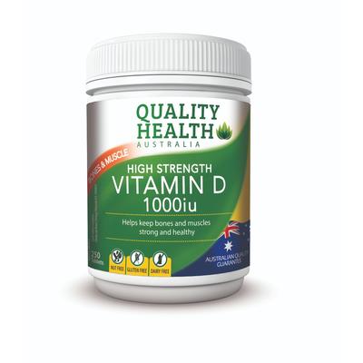 Quality Health High Strength Vitamin D 1000iu Tab X 250