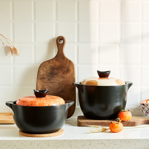 萬柿如意 中式耐高温養生陶瓷煲