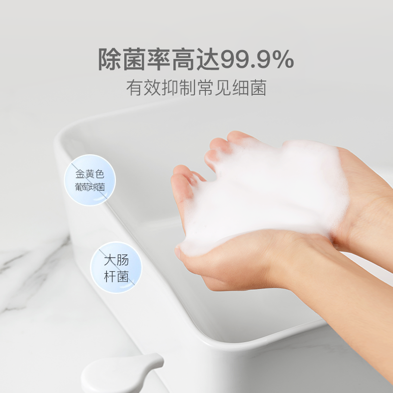 99.9%抑菌率 氨基酸泡沫抑菌洗手液