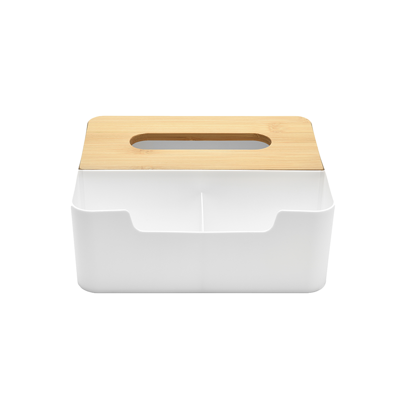 素雅有質感，竹製紙巾盒