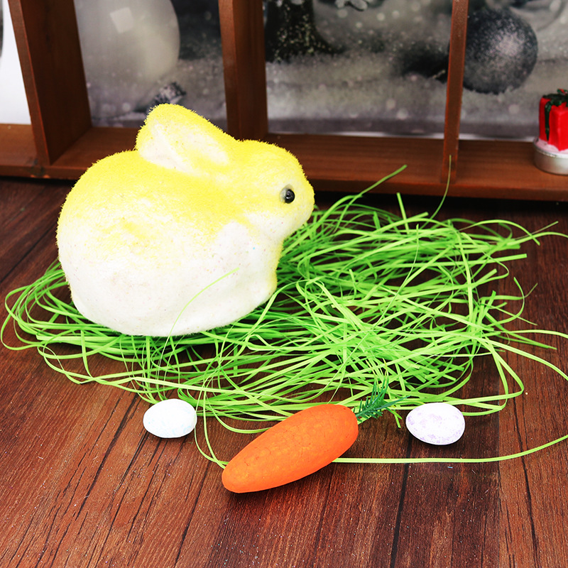 復活節裝飾復活節兔子彩蛋胡蘿蔔玩具藍子