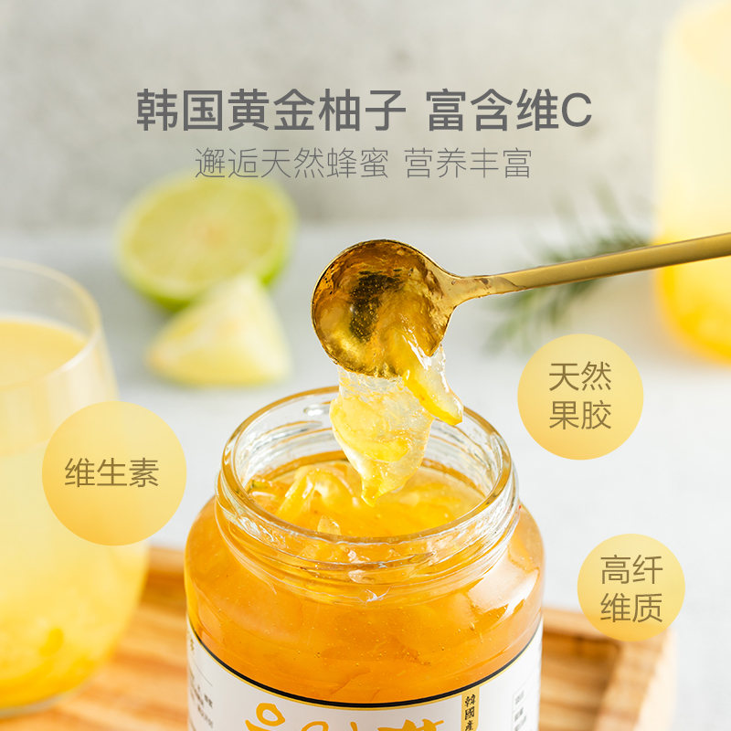 【定金購】韓國蜂蜜柚子茶560g*3瓶
