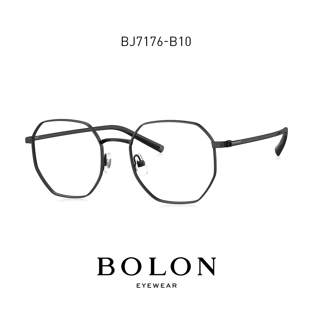 BOLON暴龍眼鏡2021新品男女款光學鏡框金屬框近視眼鏡架BJ7176