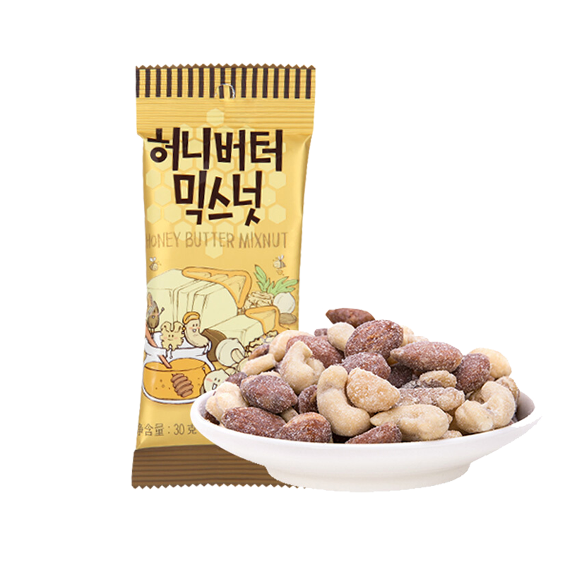 每日營養加油站 韓國蜂蜜堅果仁多口味30克