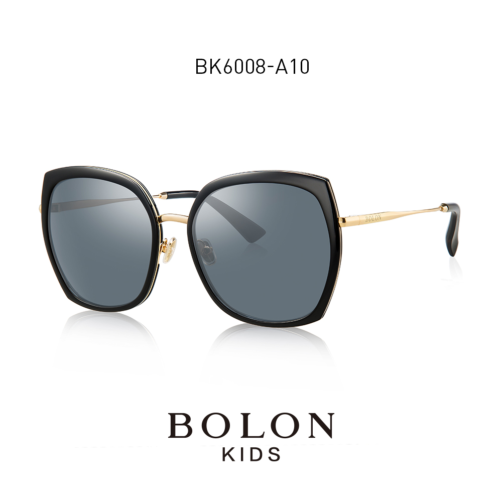 BOLON暴龍兒童太陽鏡女童時尚墨鏡圓形舒適眼鏡親子款BK6008