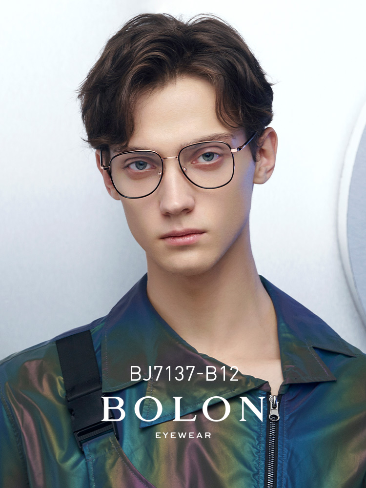 BOLON暴龍近視眼鏡光學鏡金屬眼鏡框潮流近視眼鏡BJ7137
