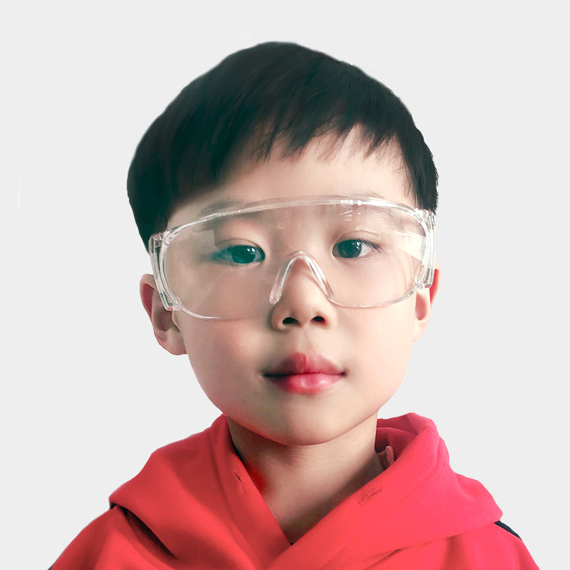 防飛沫高效防護，多功能兒童護目鏡