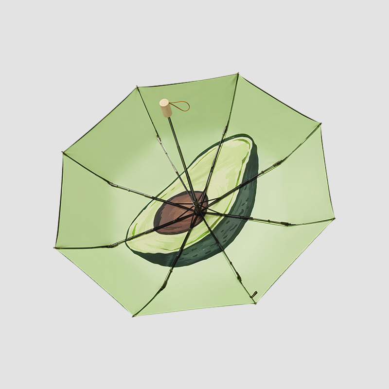 果趣系列 UPF50+黑膠晴雨兩用防曬傘