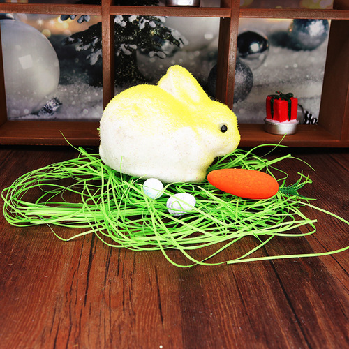 復活節裝飾復活節兔子彩蛋胡蘿蔔玩具藍子