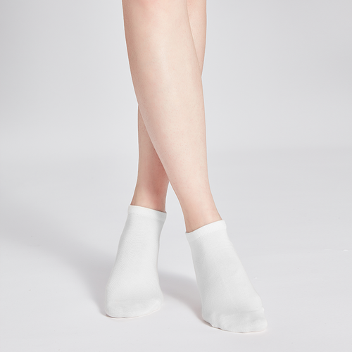 【2雙裝】 親膚透爽腳感舒適，女式基礎船襪