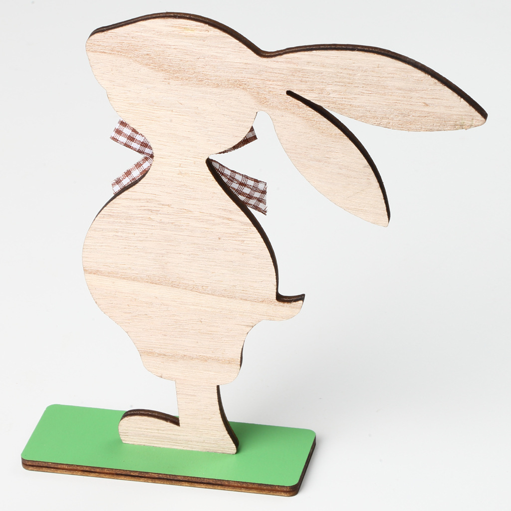 復活節木質工藝品兔子北歐風格創意家居