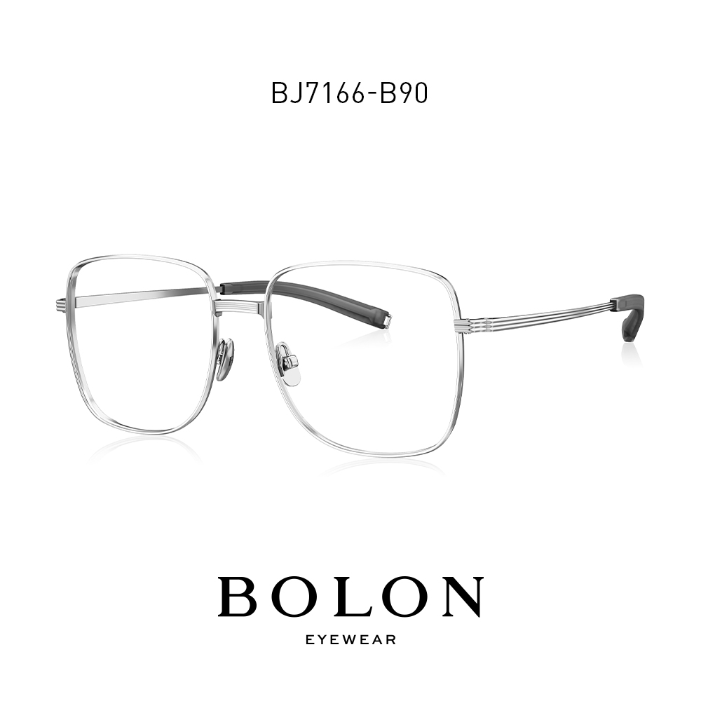 BOLON暴龍近視眼鏡復古圓框眼鏡架β鈦材質眼鏡框男女款BJ7166