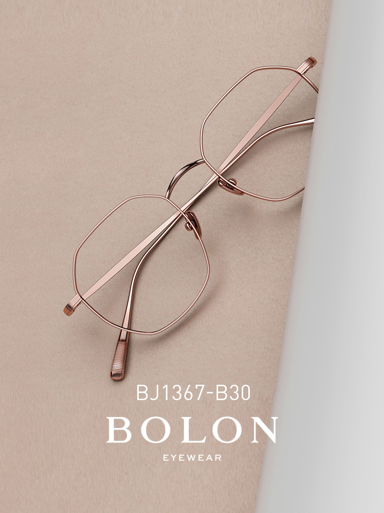 BOLON暴龍光學鏡眼鏡楊冪同款近視眼鏡框鈦金屬鏡架男BJ1367