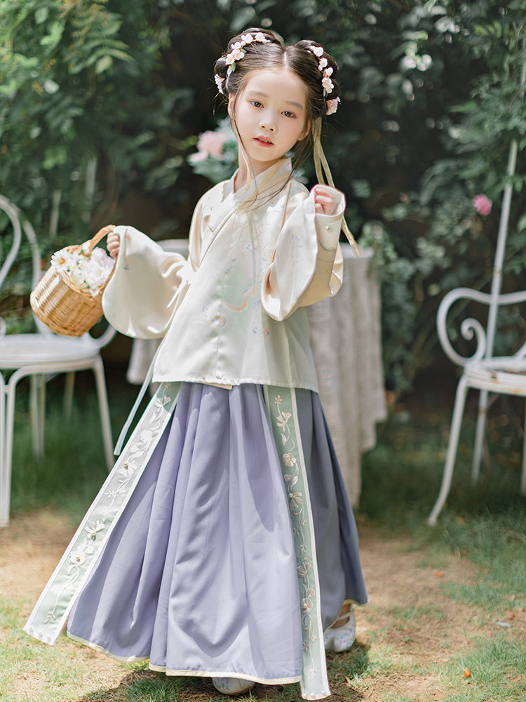 小青昧明制套裝中國風兒童漢服
