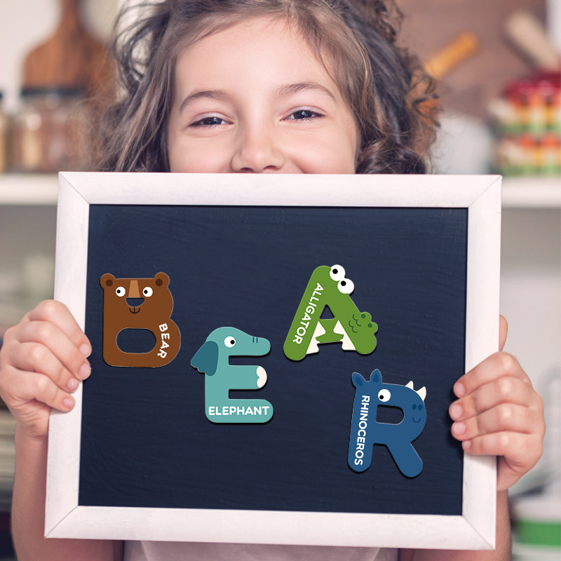 【3歲+】激發幼兒英語潛能，兒童字母磁力貼