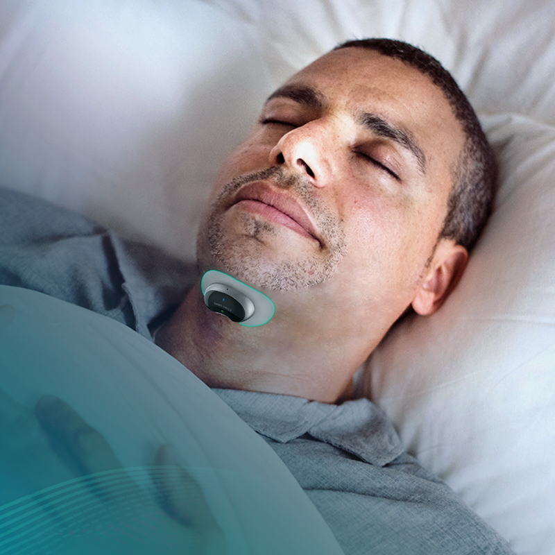 黑科技 喉部脈衝睡眠呼嚕調節貼