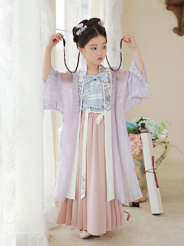 小海兔套裝中國風宋制兒童漢服