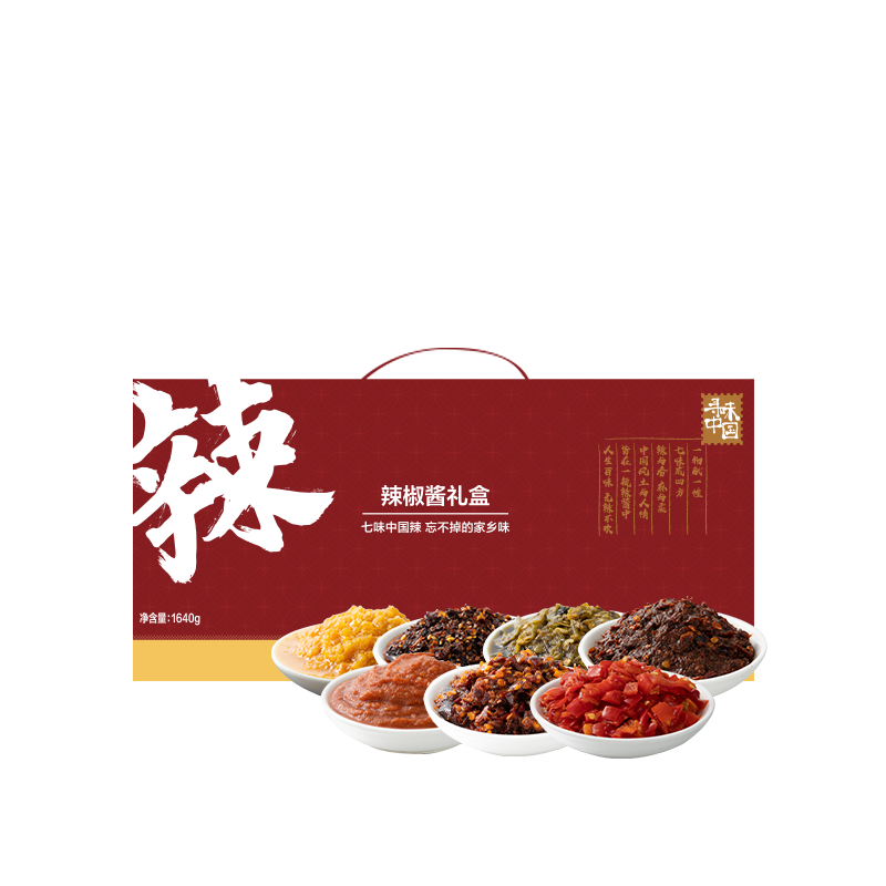 七味中國辣，辣椒醬禮盒 1640克