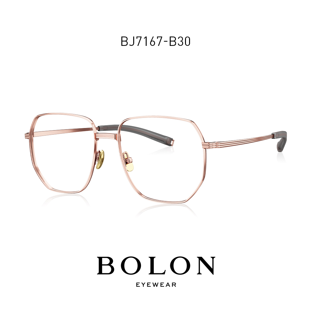 BOLON暴龍近視眼鏡復古大框眼鏡架β鈦材質眼鏡框男女款BJ7167