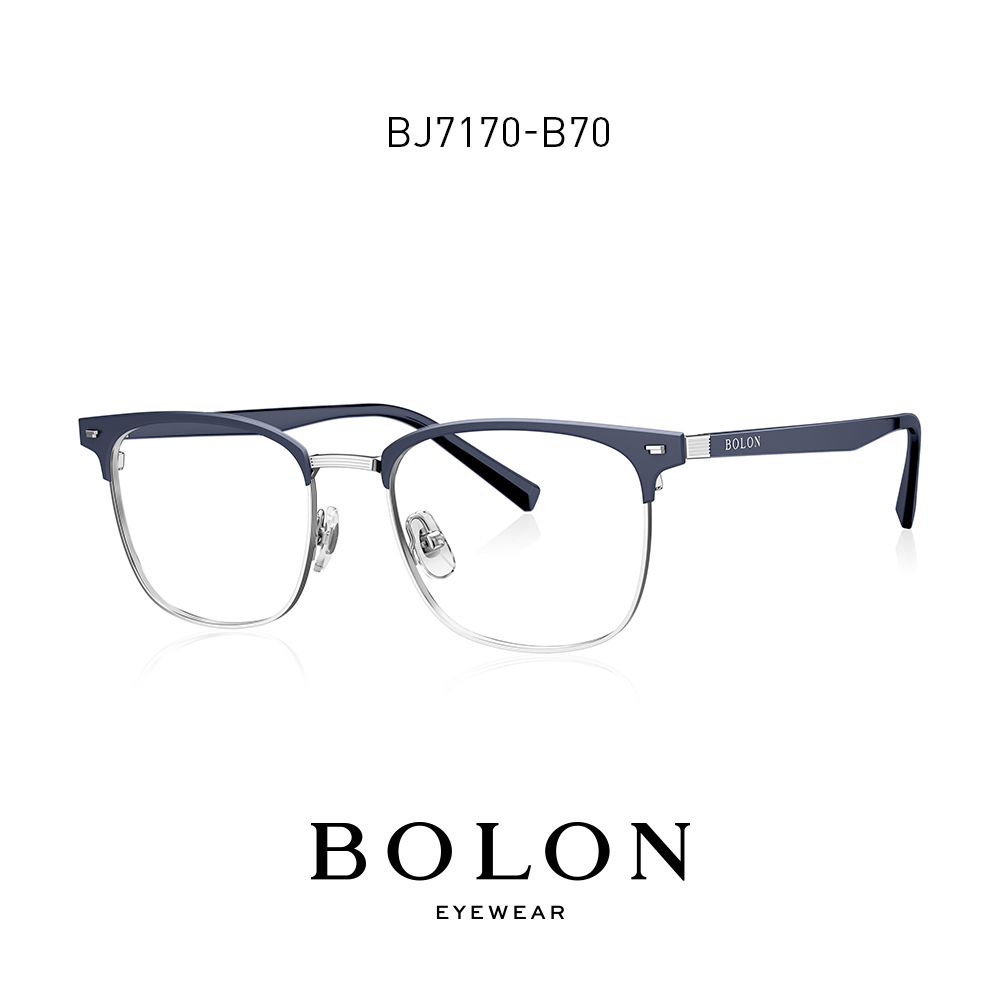 BOLON暴龍近視眼鏡眉框眼鏡架板材合金鏡架商務眼鏡框男BJ7170