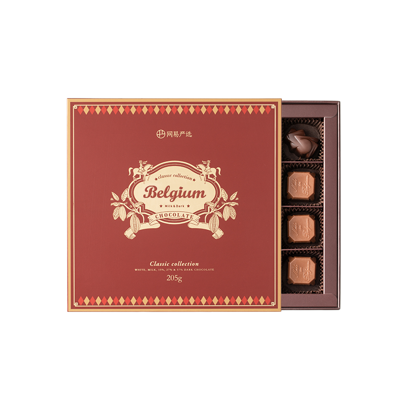 巧克力王國濃情 比利時巧克力禮盒裝205克