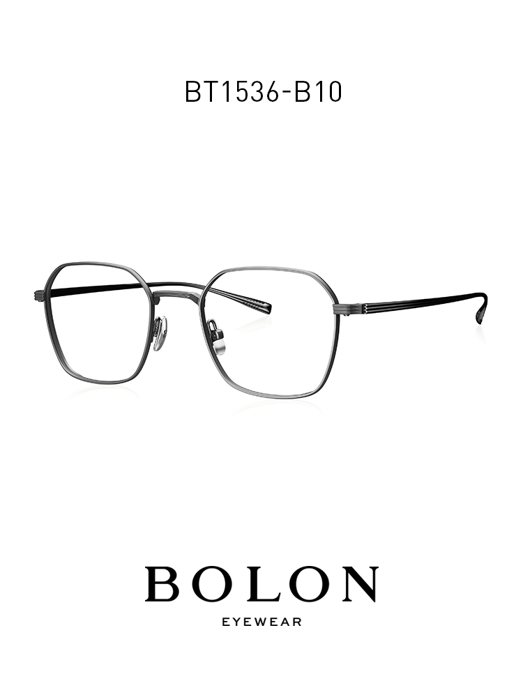 BOLON暴龍眼鏡2021新品近視鏡鈦金屬鏡架王俊凱同款眼鏡框BT1536