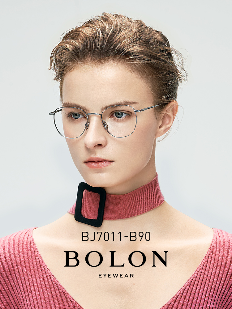 BOLON暴龍圓形光學鏡防藍光近視眼鏡架男女款全框旗艦店BJ7011