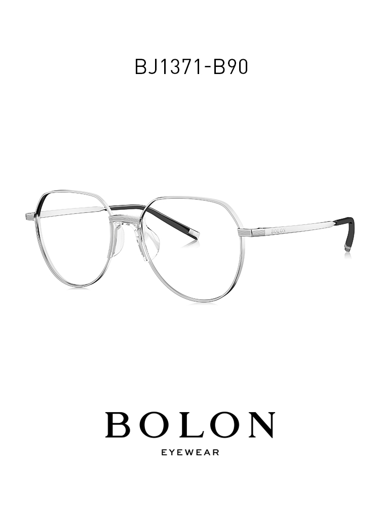 BOLON暴龍新品鈦金屬光學眼鏡潮流近視鏡架王俊凱同款BJ1371