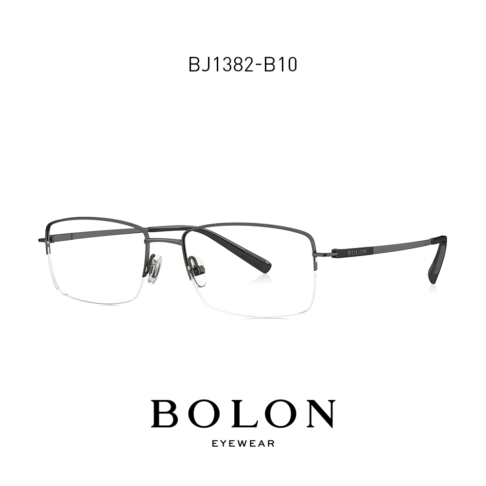 BOLON暴龍鈦金屬光學鏡框男款輕巧彈性近視眼鏡架BJ1382&BJ1383