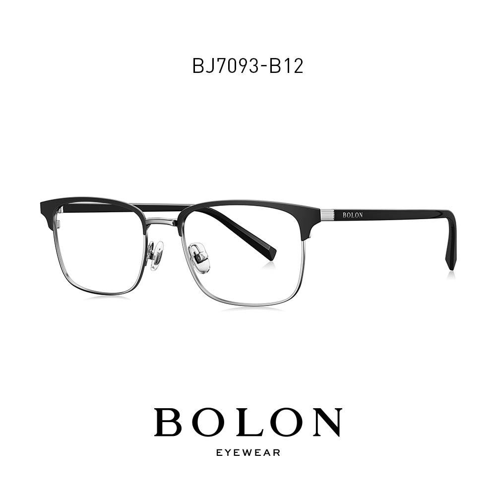 BOLON暴龍復古方形鏡框女款近視鏡時尚眼鏡架BJ7093