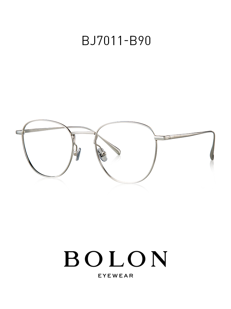 BOLON暴龍圓形光學鏡防藍光近視眼鏡架男女款全框旗艦店BJ7011
