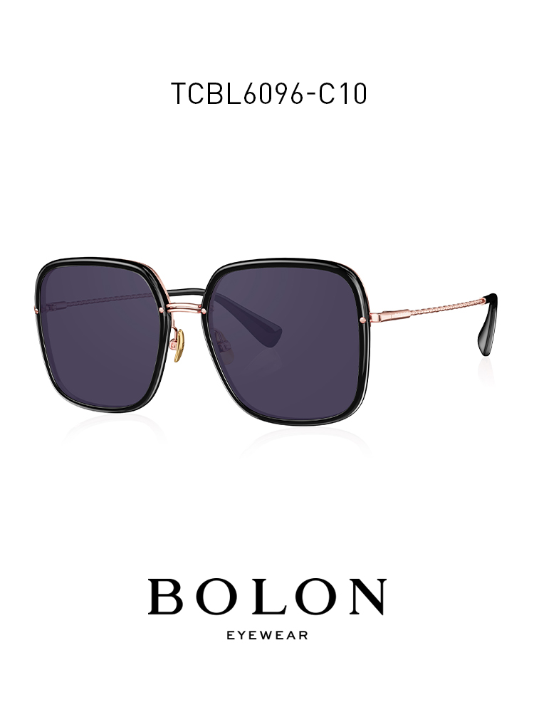 BOLON暴龍2021新品近視太陽鏡女款大框眼鏡偏光鏡墨鏡TCBL6096