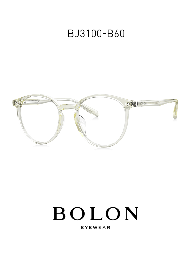 BOLON暴龍近視眼鏡板材光學鏡楊冪同款眼鏡框圓框眼鏡架BJ3100