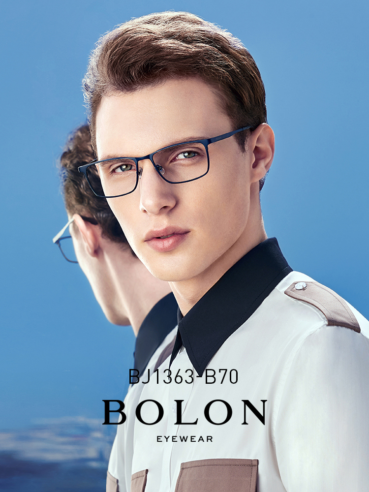 BOLON暴龍新品光學鏡鈦金屬全框防藍光近視鏡男商務眼鏡框BJ1363