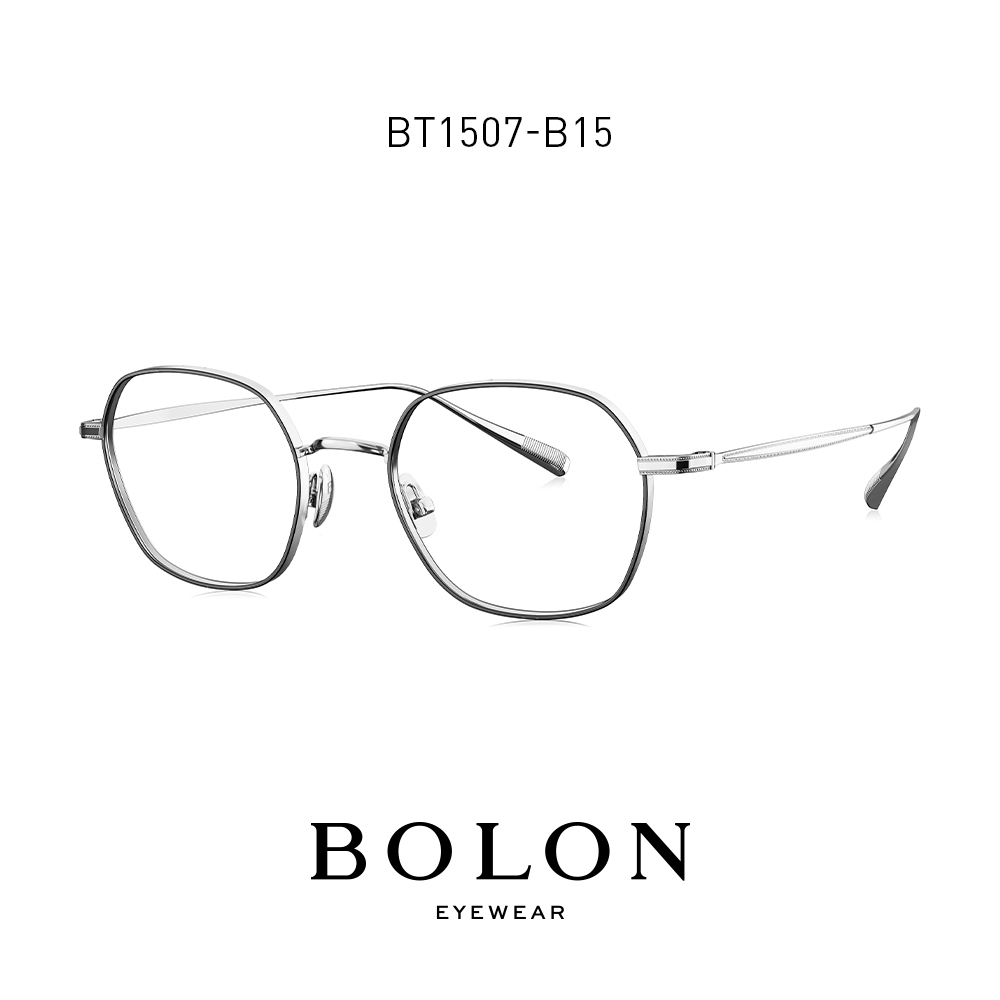 BOLON暴龍近視眼鏡圓框眼鏡架β鈦材質眼鏡框男女款鏡架BT1507