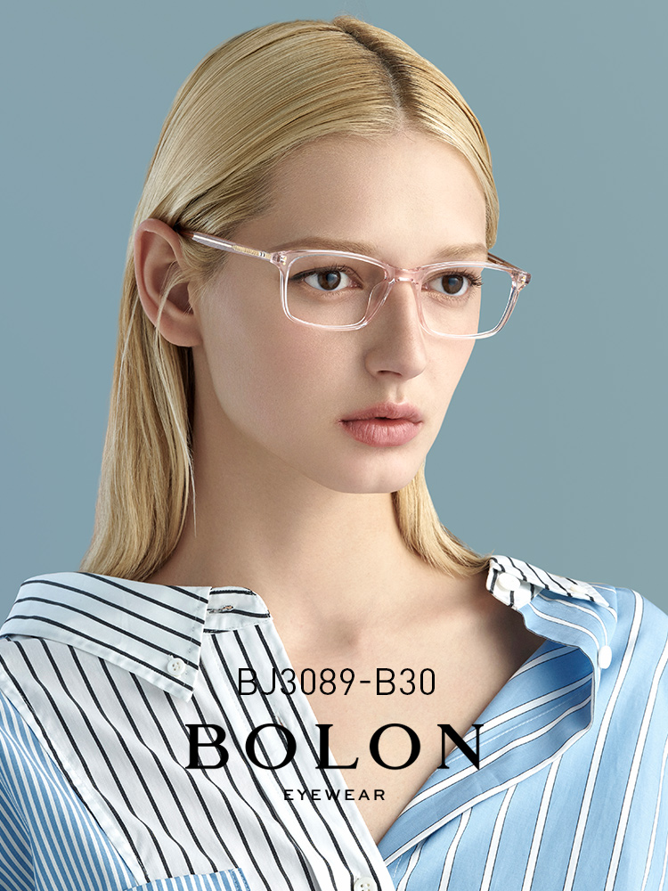 BOLON暴龍近視眼鏡方框光學鏡板材近視眼鏡架時尚鏡框女款BJ3089
