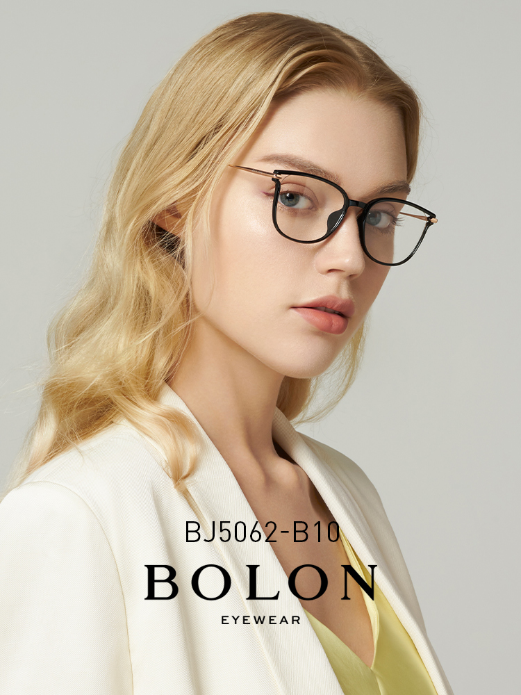BOLON暴龍近視眼鏡輕盈光學鏡貓眼鏡架眼TR鏡框女BJ5062
