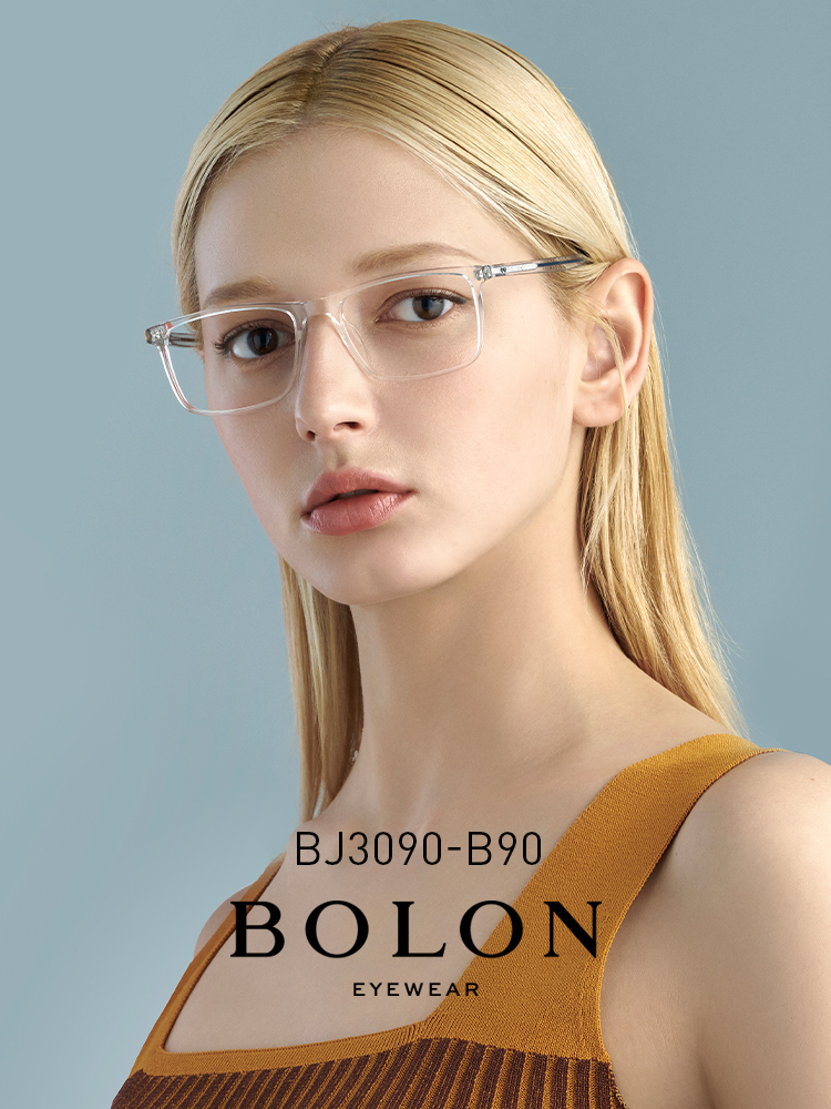 BOLON暴龍近視眼鏡方框光學鏡板材眼鏡框配防藍光眼鏡男女BJ3090