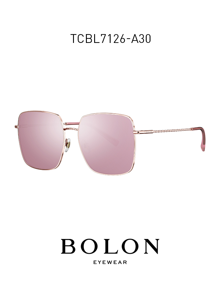 BOLON暴龍2021新品近視太陽眼鏡女款偏光大框墨鏡TCBL7126