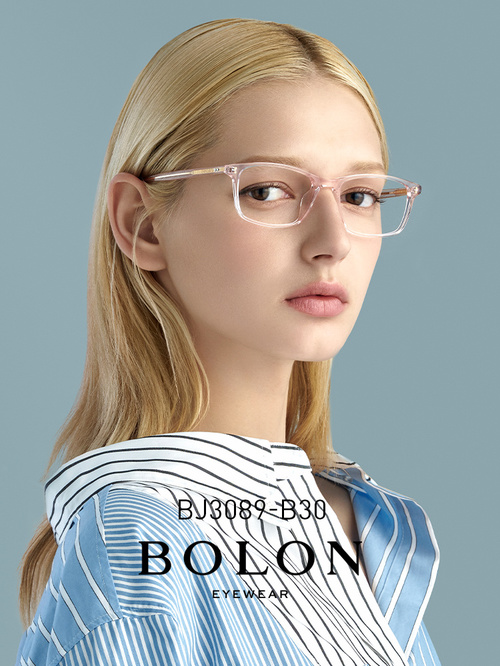 BOLON暴龍近視眼鏡方框光學鏡板材近視眼鏡架時尚鏡框女款BJ3089