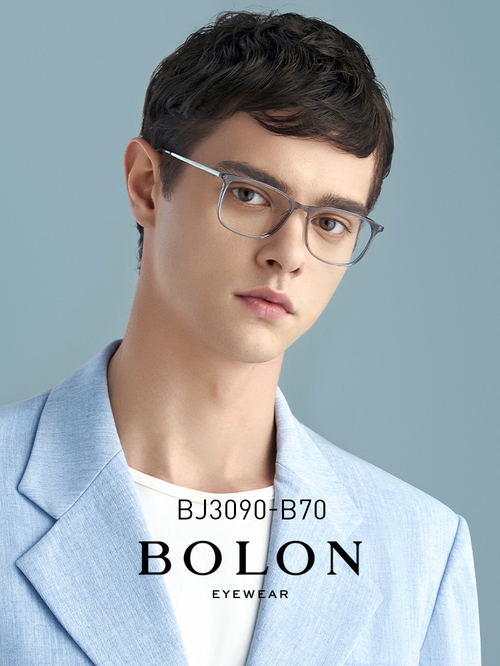 BOLON暴龍近視眼鏡方框光學鏡板材眼鏡框配防藍光眼鏡男女BJ3090